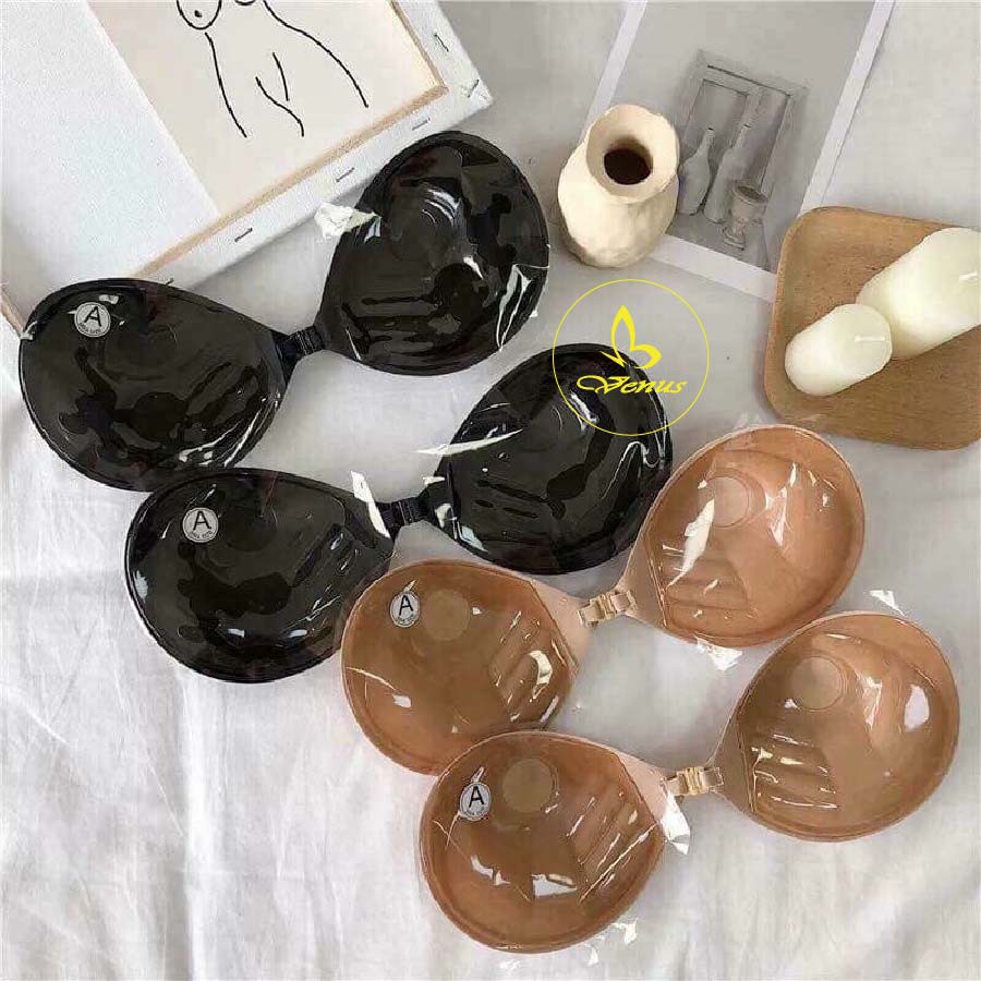 Miếng dán ngực cài trước siêu nâng ngực siêu dính, Áo dán Ngực Silicon bàn tay hở lưng