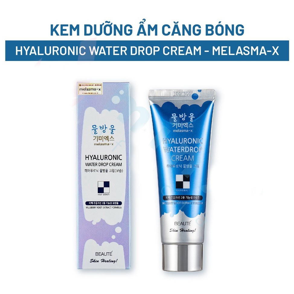Kem Dưỡng Ẩm Dưỡng Da Cấp Nước Hàn Quốc Melasma-x Hyaluronic Water Drop Cream