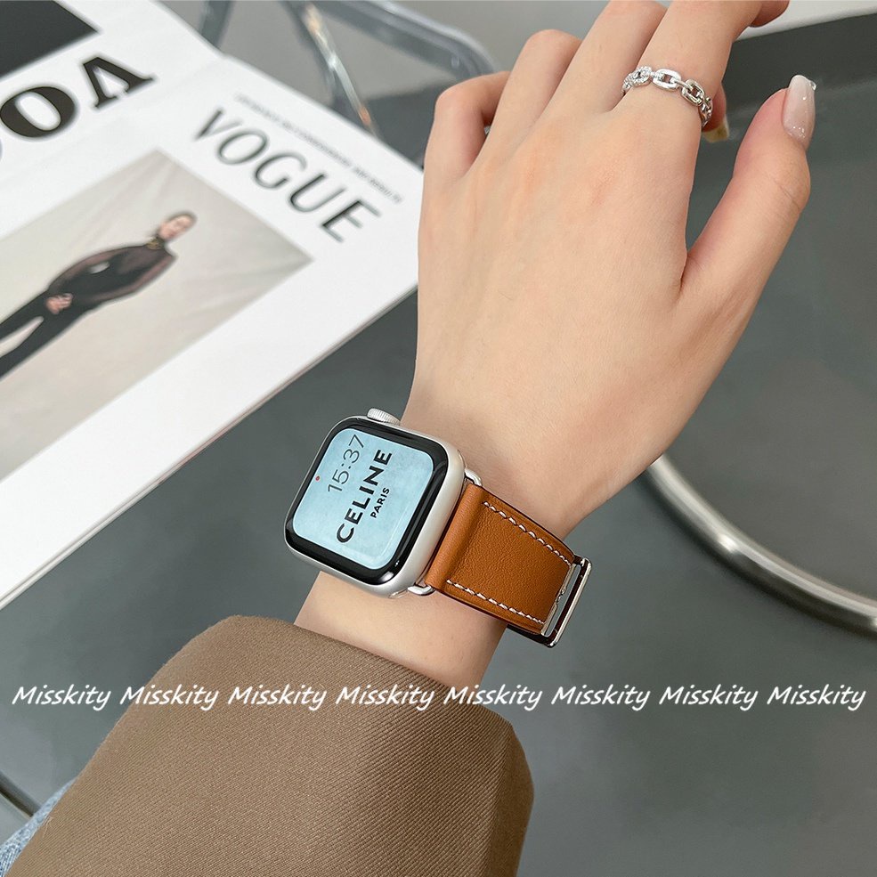 Dây Đeo Bằng Da Bò Dành Cho iWatch 7 6 SE 5 4 42mm 38 Mm 44mm 40mm IWatch 6 5 4