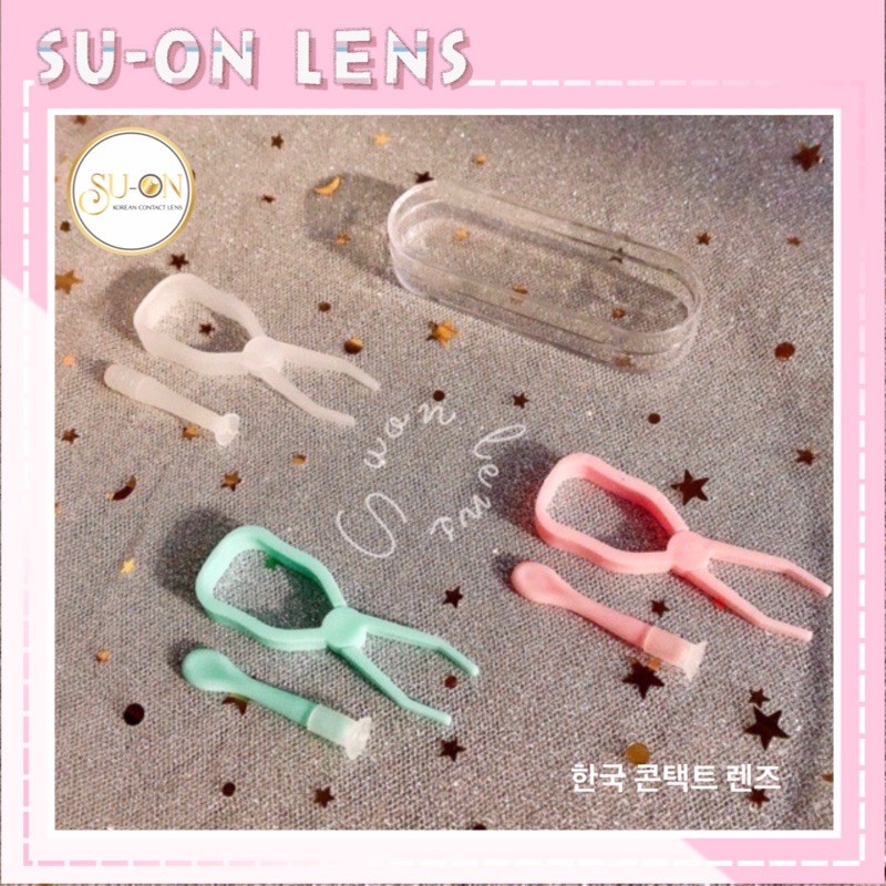 BỘ NHÍP &amp; QUE HỖ TRỢ ĐEO LENS (không gương và khay)