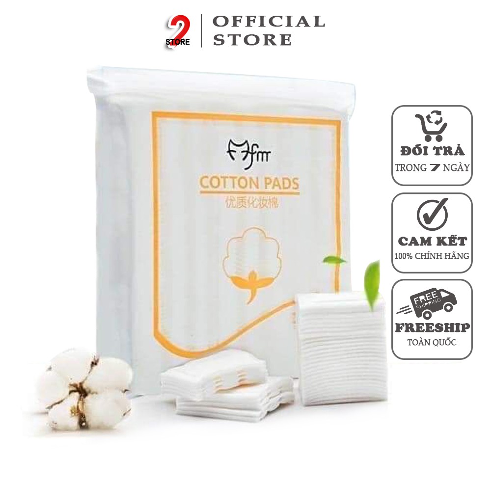 Bông tẩy trang🍀Bông Tẩy Trang 3 lớp Cotton Pads [222 miếng]