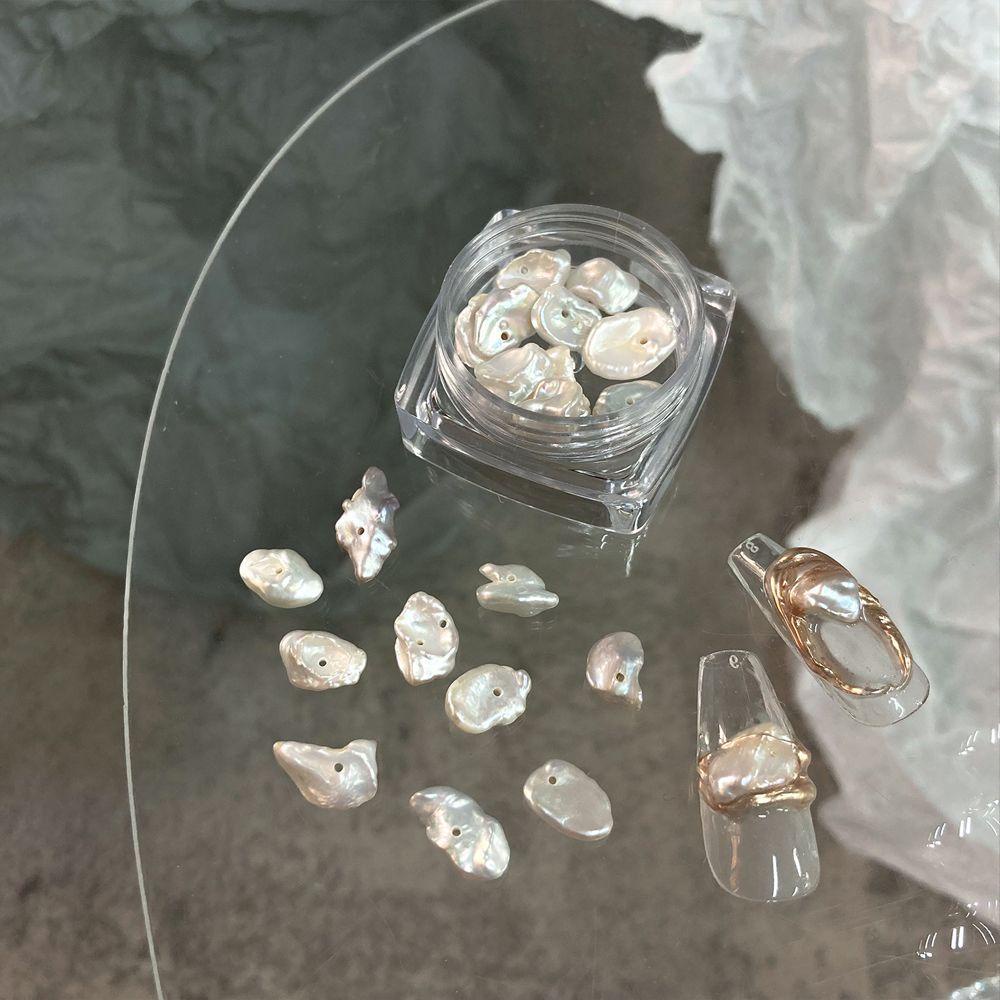 Sơn Móng Tay OCEANMAP Cho Nữ|Bộ Phụ Kiện Ngọc Trai Trang Trí Móng Tay 3D Thời Trang