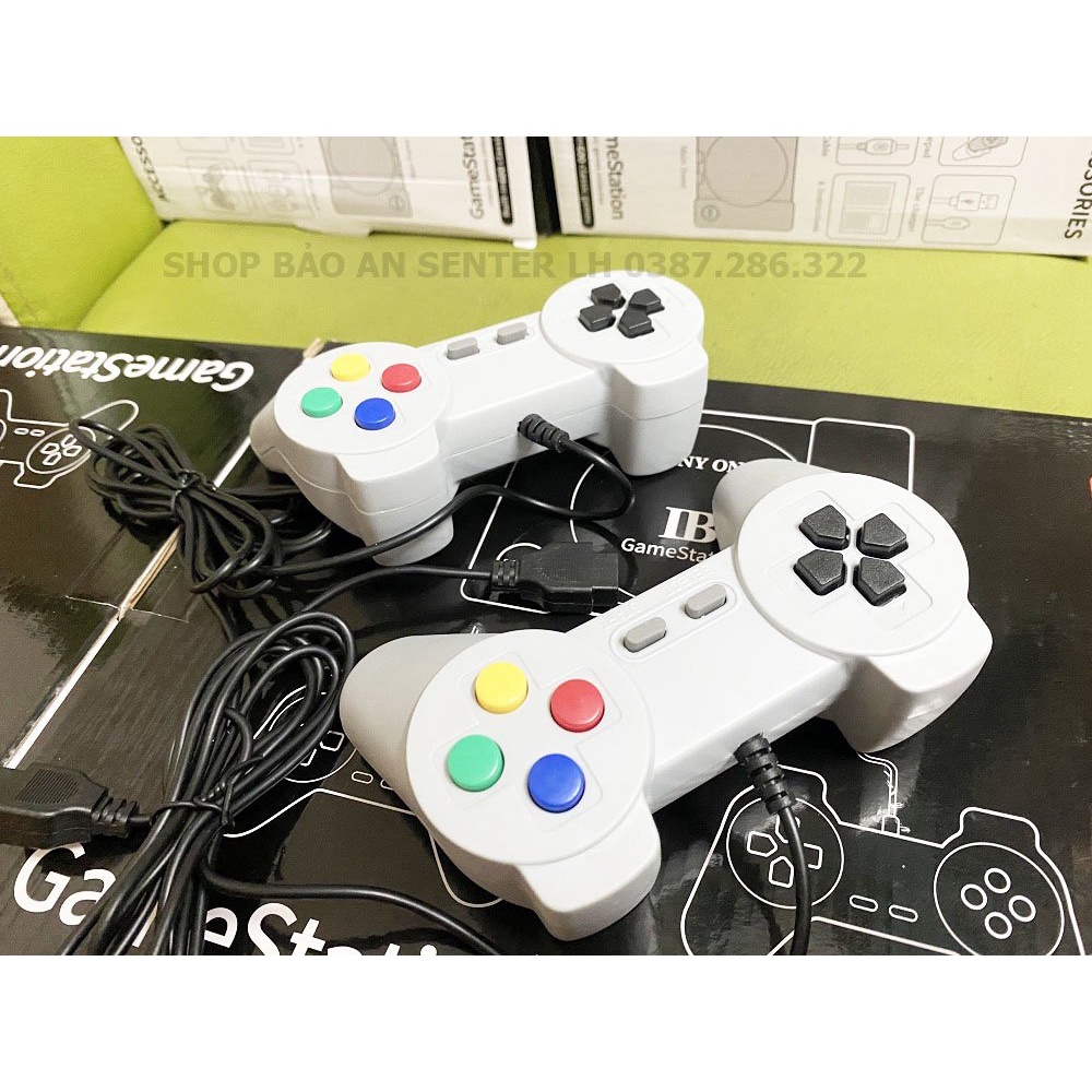 Bộ Tay Cầm Máy Chơi Game 4 Nút GameStation IB RS86 Tích Hợp 600 Games - Phiên bản AV