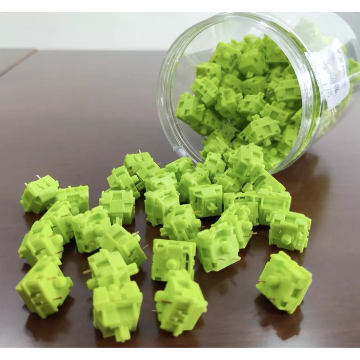 KTT matcha - công tắc trà xanh. Switch tactile ; công tắc bàn phím cơ. Công tắc ktt trà xanh. Switch bàn phím.