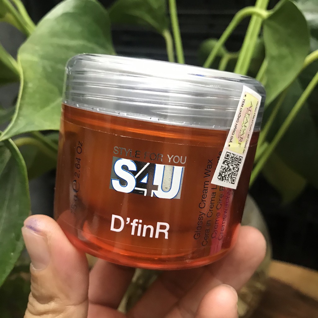 Sáp kem bóng tạo kiểu Alfaparf Milano S4U D'finR Glossy Cream Wax 75g