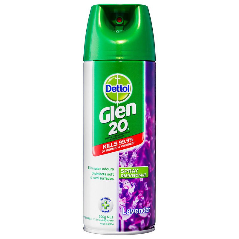 Bình Xịt Diệt Khuẩn và Virus Dettol Glen 20 Spray Disinfectant 300g | BigBuy360 - bigbuy360.vn