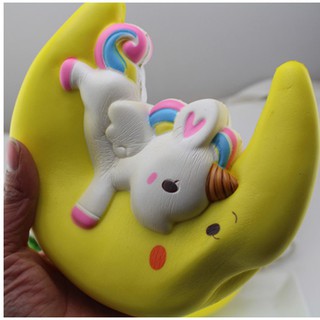 Squishy Ngựa Unicorm cưỡi trăng Jumbo 19*16*5.5CM – shopee.vn/tamtrangtoanthan