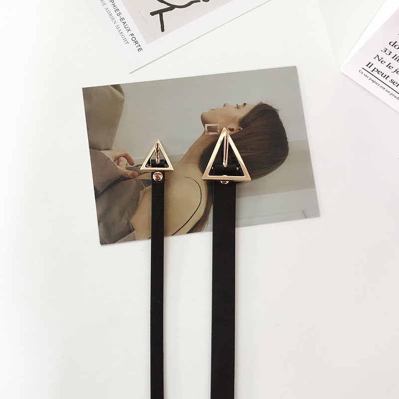 Đai váy tam giác bản nhỏ 1.1cm xinh da đẹp ĐV004 - Belt thắt lưng da vá  blazer da đẹp nhỏ xíu Thắt lưng Trendy