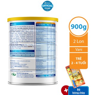 [Mã FMCG80 giảm 10% đơn từ 400K] Bộ 02 Lon Sữa Bột Abbott Grow 4 - 900g/Lon