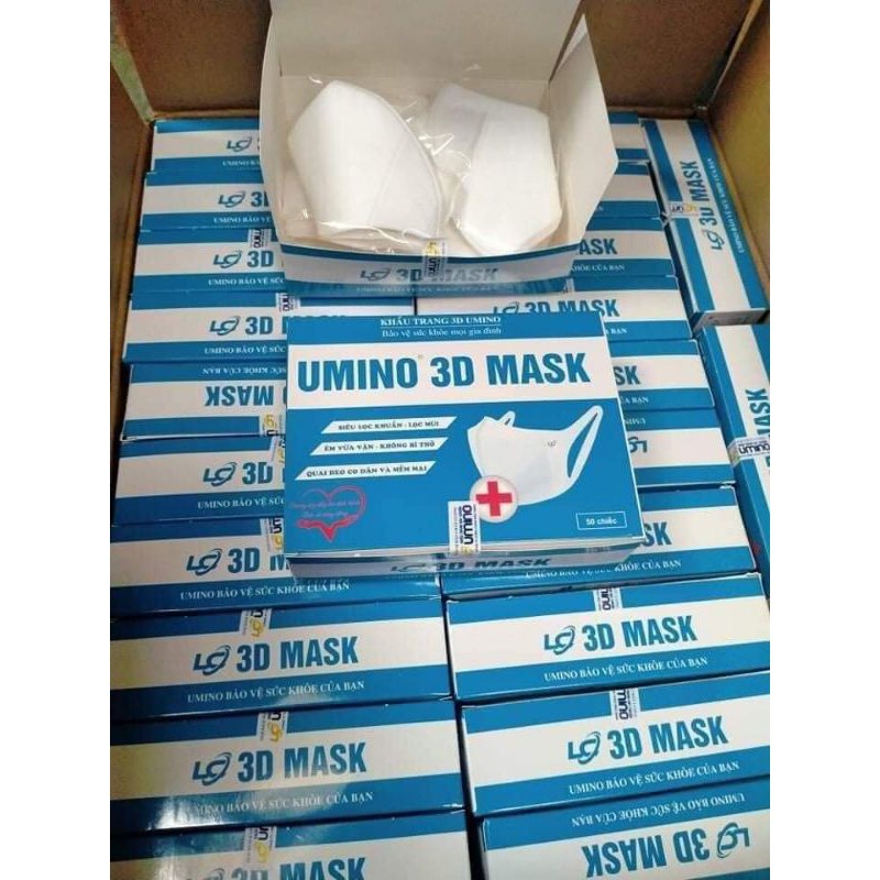 [Mã COSDAY giảm 8% đơn 150K] (Chính Hãng)Hộp khẩu trang 3d mask Umino 50 cái | BigBuy360 - bigbuy360.vn