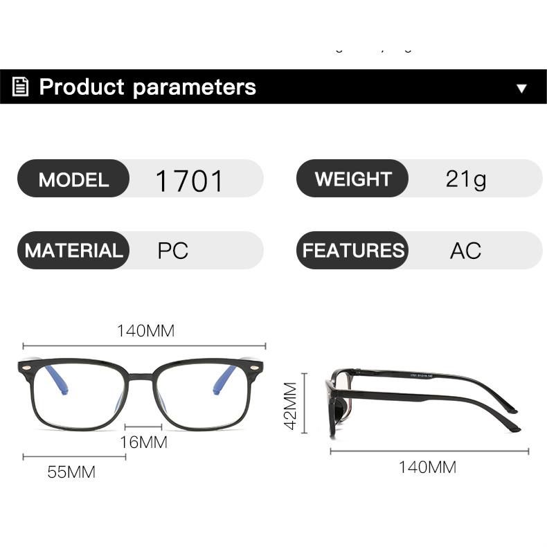 Mắt kính đọc sách chống ánh sáng xanh thời trang