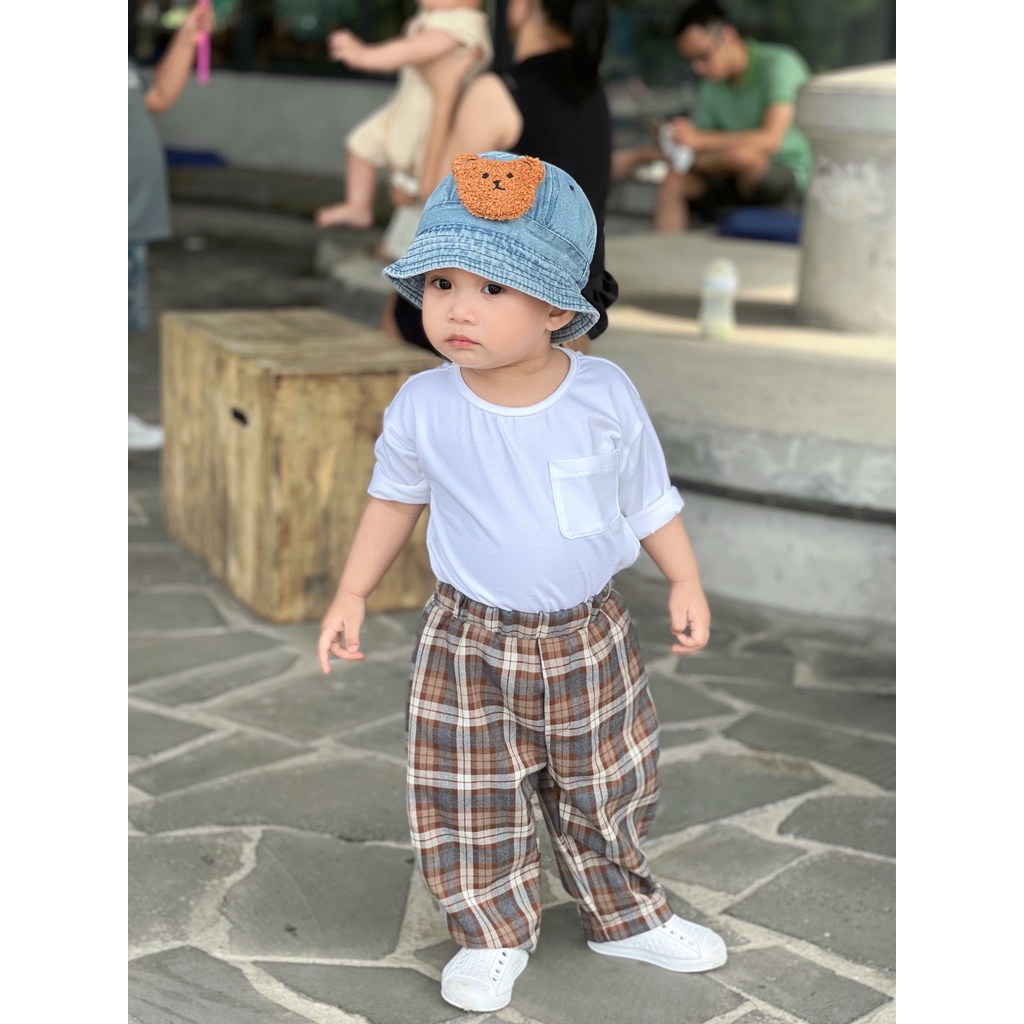 Áo thun dài tay cho bé SODA KIDS chất liệu cotton co giãn 4 chiều, thiết kế túi ngực phong cách Hàn Quốc