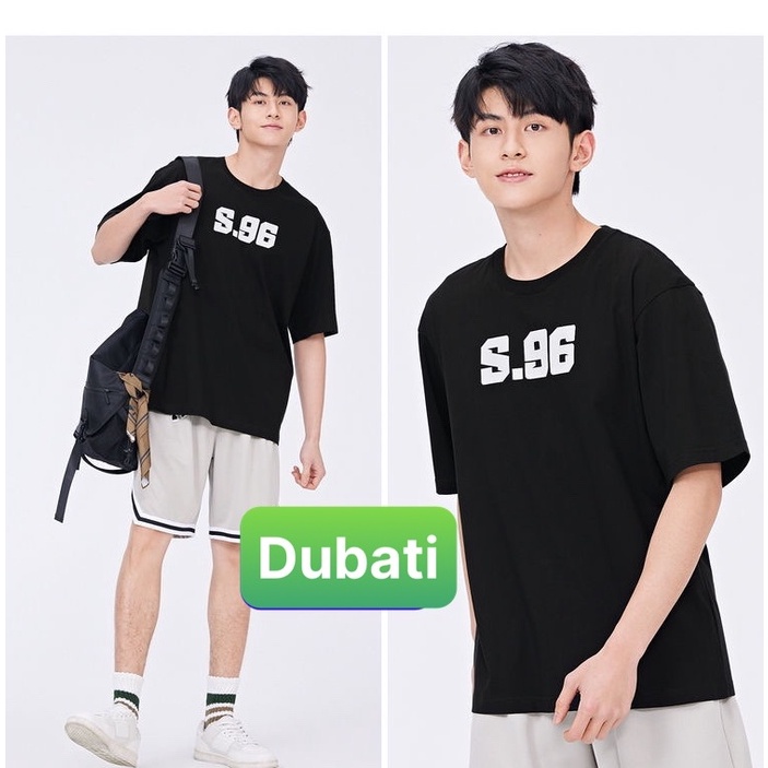 ÁO THUN NAM NỮ S.96 ĐỘC LẠ FORM RỘNG TAY LỠ HOT TREND MẠNH MẼ SÀNH ĐIỆU VẢI DÀY MIN PHONG CÁCH SANG CHẢNH VIP - DUBATI F