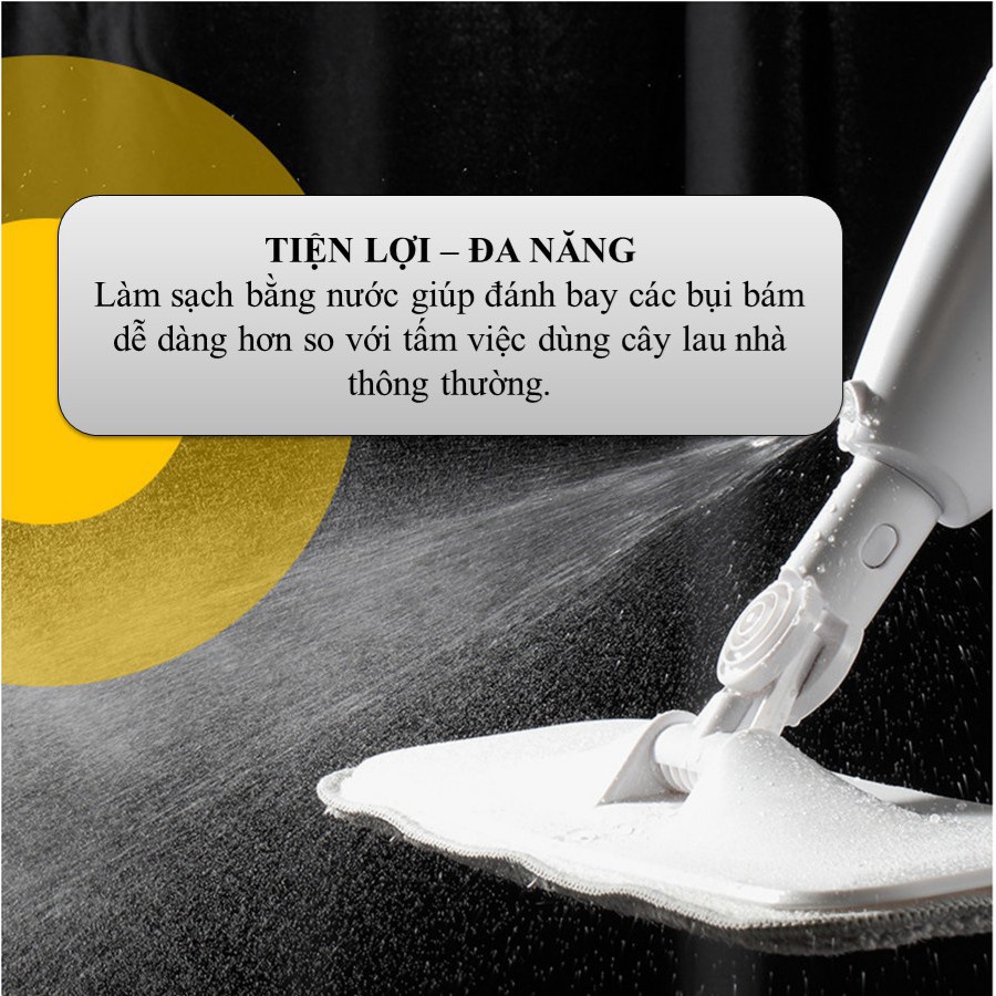 Cây Lau Nhà Phun Nước ​Deerma TB500 - Xoay được 360 độ Water Spray Mop