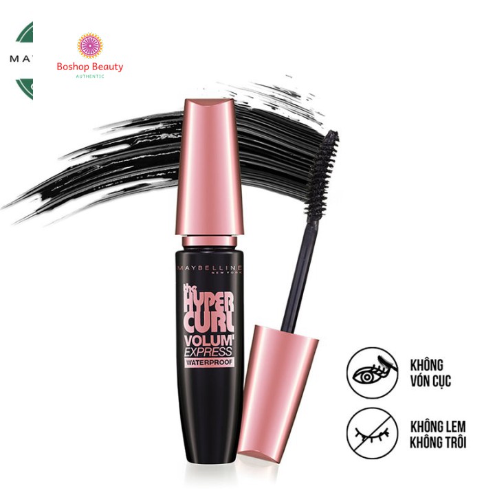 Mascara Làm Cong Và Dày Mi Maybelline Volum' Express Hyper Cu