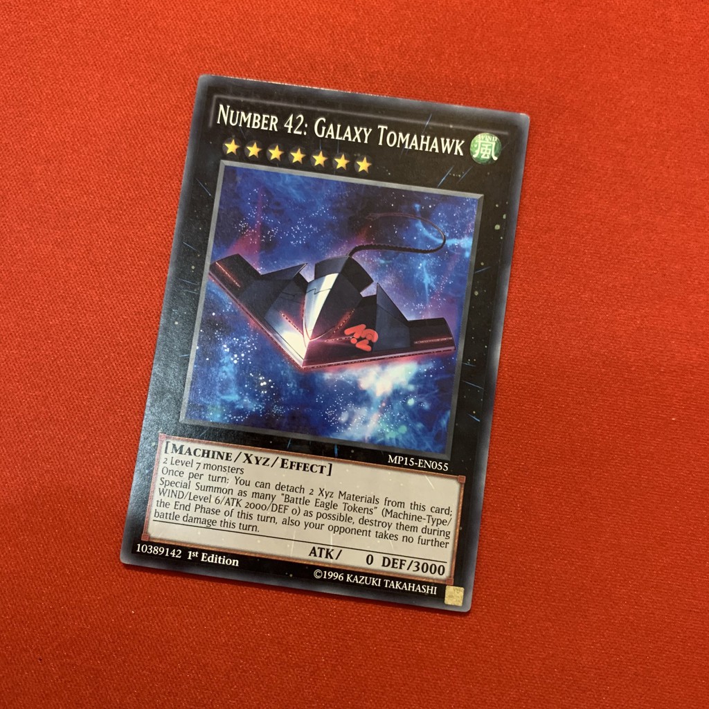 [JP][Thẻ Bài Yugioh Chính Hãng] Number 42: Galaxy Tomahawk