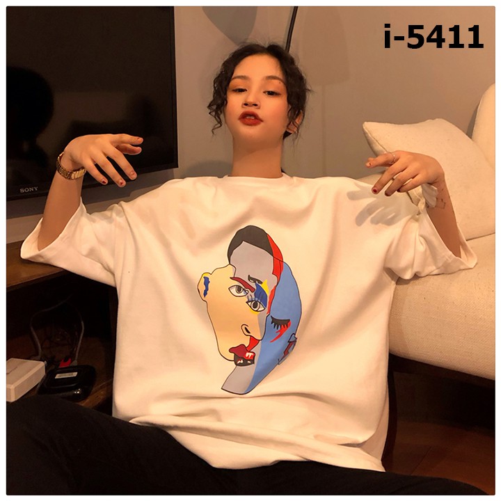 Áo Thun Nữ Unisex Hình 2 Mặt