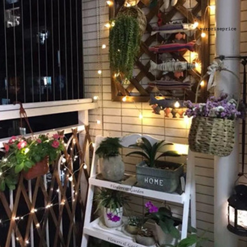 Dây đèn LED dài 2/5/10m kiểu ánh sao dùng cho trang trí tiệc