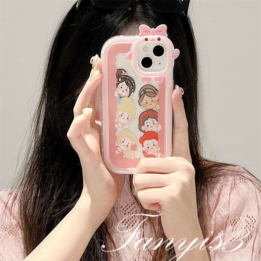 Ốp Điện Thoại Mềm Trong Suốt Họa Tiết Hoạt Hình Dễ Thương Cho iPhone 14 13 12 11 Pro Max X XR Xs Max 8 7 6 6s Plus SE 2020