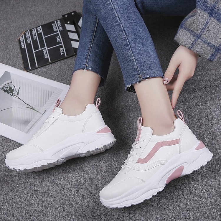 Giày Nữ Thể Thao Sneaker Hàng Hiệu Cao Cấp Màu Trắng Đẹp Phong Cách Hàn Quốc Dễ Phối Đi Học Đi Chơi