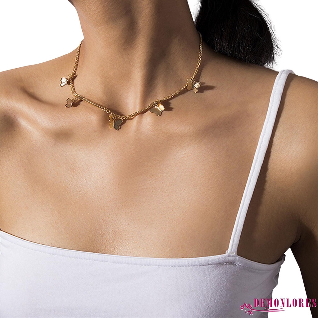 Vòng Cổ Choker Hình Bướm Thời Trang Cho Nữ
