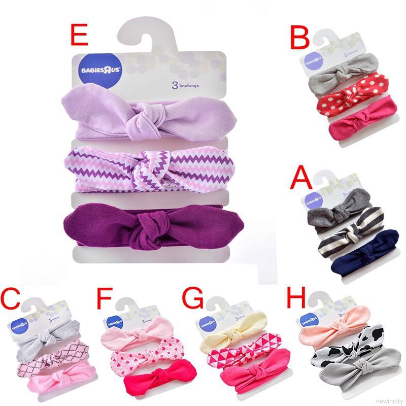 Băng đeo đeo đầu có chi tiết nơ co dãn phong cách Hàn Quốc cho bé gái