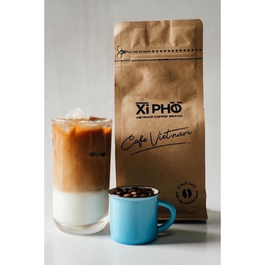 Cafe Robusta Honey hữu cơ 1kg - Xì Phố Cafe