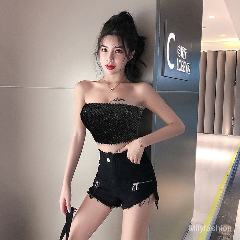 💕Áo Ống Kim Sa Dáng Ôm Không Tay Thời Trang Mùa Hè 2021 | BigBuy360 - bigbuy360.vn