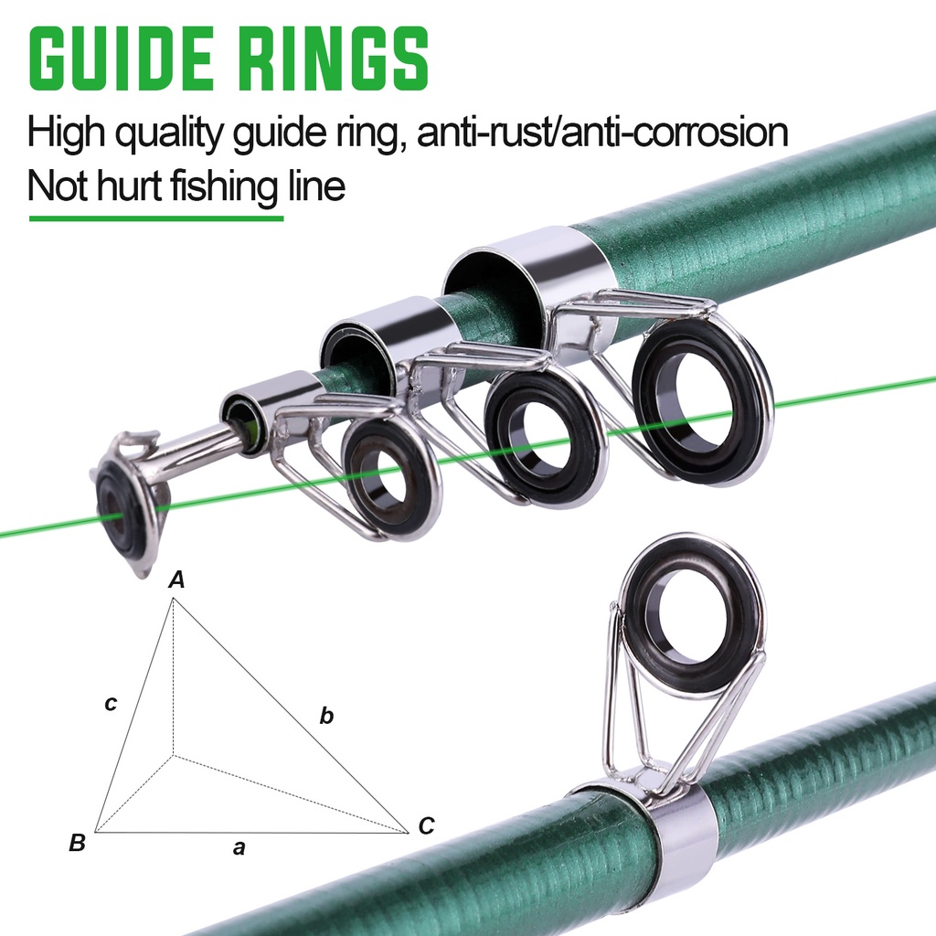 Cần câu cá xoay 1.8M Cần câu cá bằng kính thiên văn cho trẻ em Cần câu