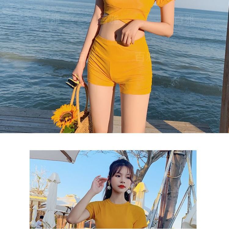 Bộ bơi 3 mảnh kèm khăn voan 8107