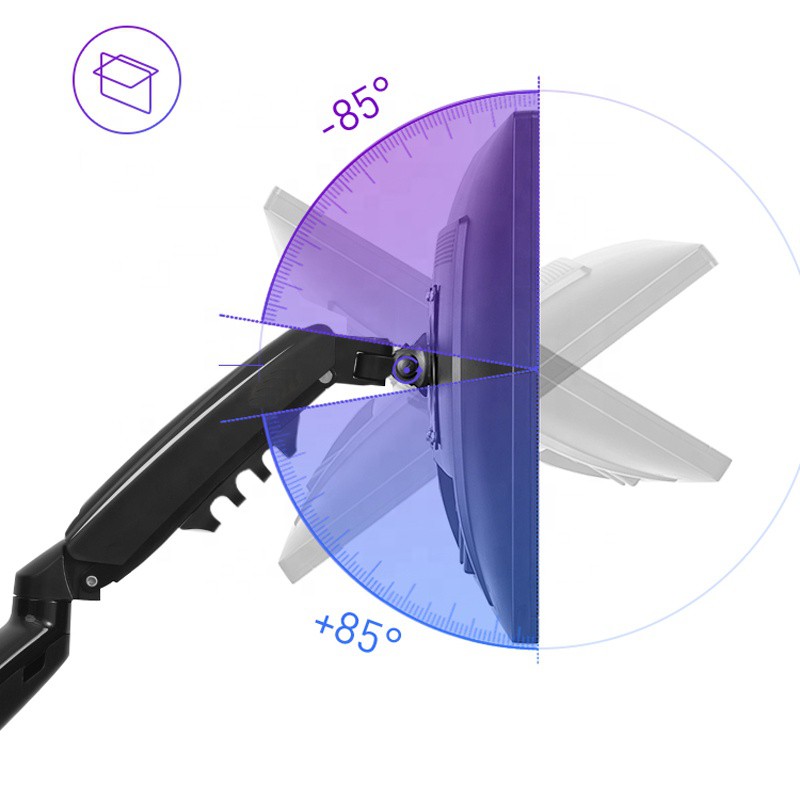 Giá Treo 2 Màn Hình Kép North Bayou NB-F160 17-27 inch CHÍNH HÃNG - Giá đỡ 2 màn hình -Tải trọng 9kg mỗi bên- Xoay 360°