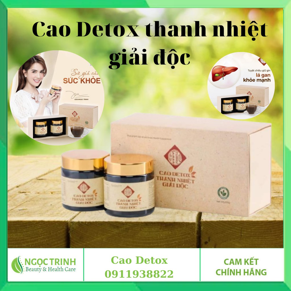 Cao Detox Thanh Nhiệt giải độc, mát gan chính hãng GHB | WebRaoVat - webraovat.net.vn