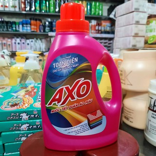 Nước Tẩy Quần Áo Màu Axo Hồng Hương Hoa Đào Chai 800ml