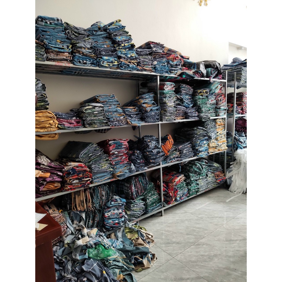 Vỏ bọc đệm vải cotton TC cho đệm 3 tấm - vỏ đệm đủ size nhiều màu vỏ bọc nệm bảo vệ nệm