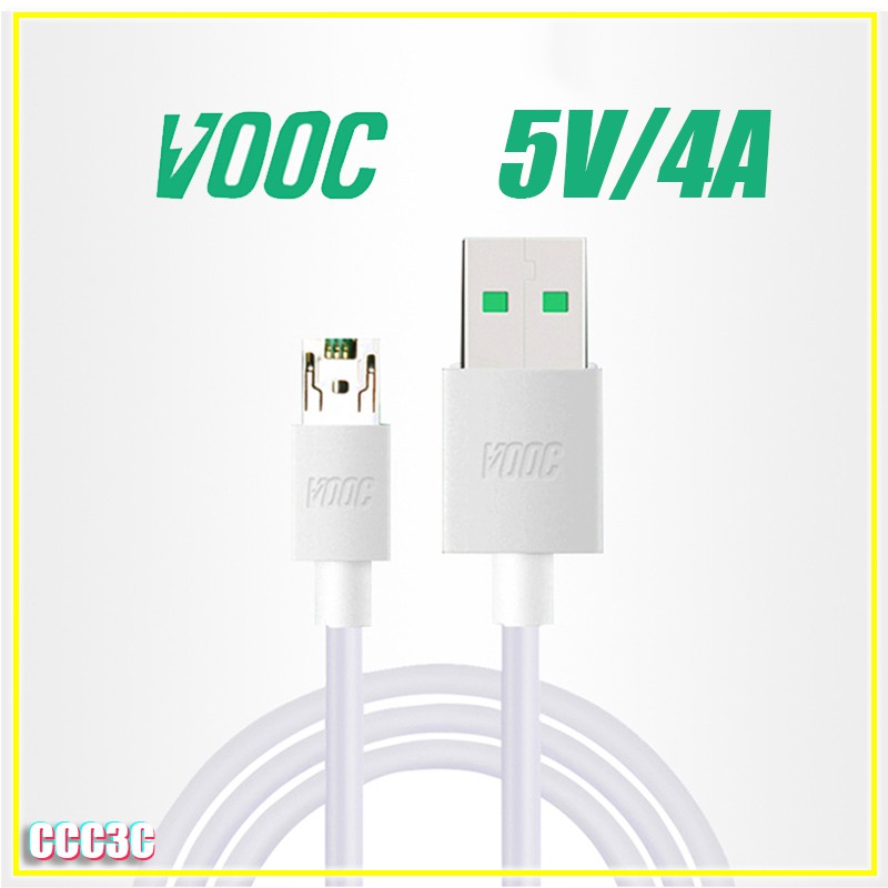 Bộ Sạc Nhanh OPPO VOOC AK779 5V 4A FOR OPPO F11 F11PRO F9 F7 F5 R9 R11S PLUS R17 PRO 5V 4A Đường sạc