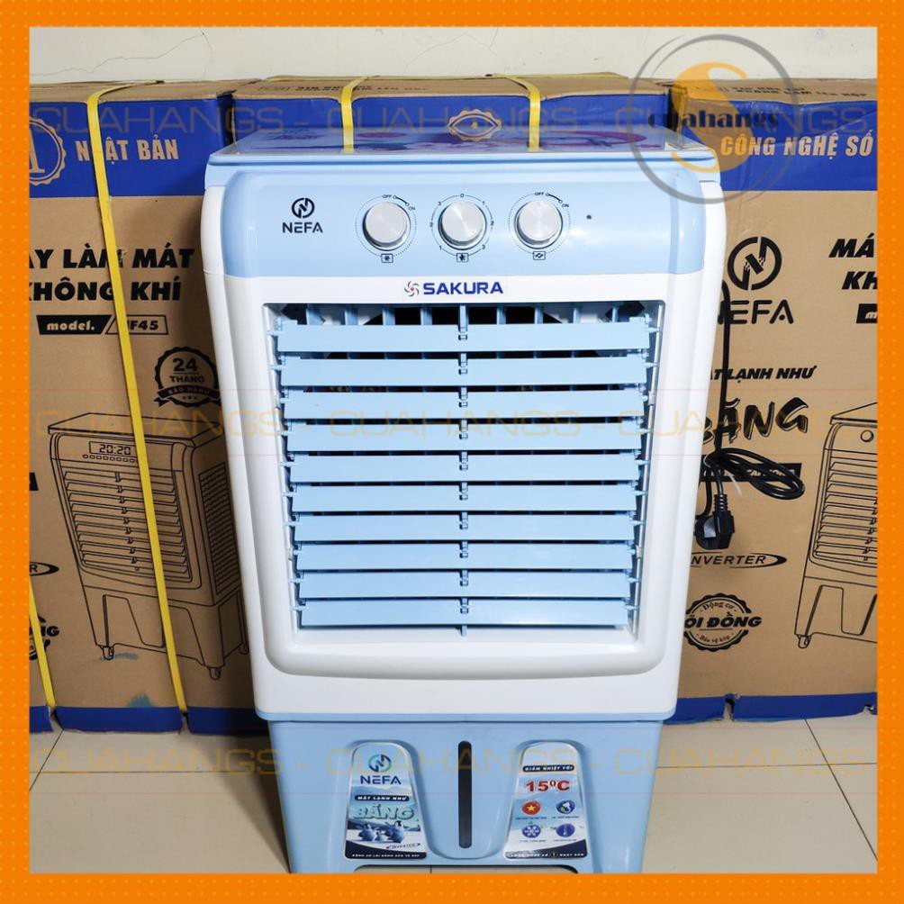 Quạt hơi nước mini 45 lít làm mát [ quat hoi nuoc ] SAKURA F45 - BH 2 năm | BigBuy360 - bigbuy360.vn