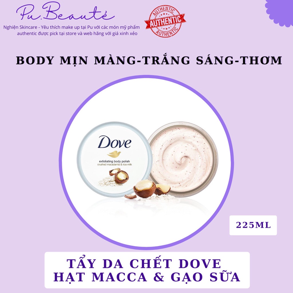 Tẩy da chết body DOVE fullsize