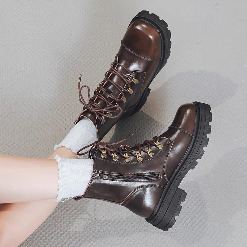 Chunky Copper boots - Boots da nữ