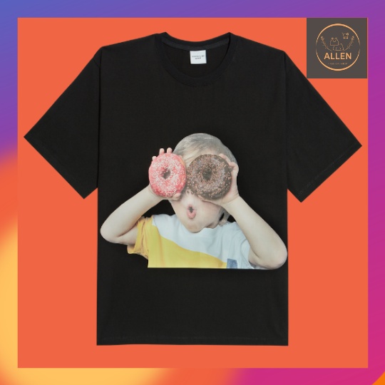 Áo thun tee adlv unisex DONUT. Full tag, túi original. Tee acme de la vie in hình bánh donut. Allen FashionShop | BigBuy360 - bigbuy360.vn