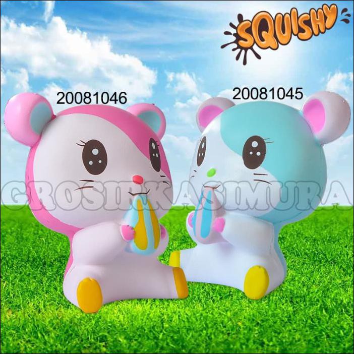 Đồ Chơi Mềm Nở Chậm Làm Từ Hạt Thơm Hình Chuột Hamster Dễ Thương Mã 81046