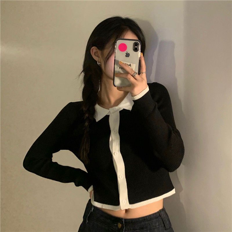 Áo Thun Len Tay Dài Thắt Nơ Cute Dễ Thương