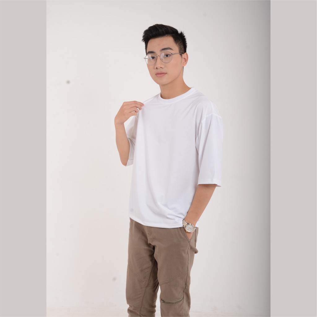 Áo Tay Lỡ [Ảnh Thật] Áo thun tay lỡ Trắng - Hàng đẹp, Xưởng sản xuất không qua trung gian, Giá rẻ nhất ! | BigBuy360 - bigbuy360.vn