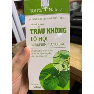 Dung dịch vệ sinh phụ nữ, dung dịch vệ sinh trầu không lô hội kháng khuẩn làm sạch ngăn ngừa viêm nhiễm