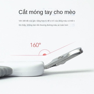 ❡Veria Pet Cat Nail Clipper Elbow Nail Clipper Nail Look Bloodline Artifact Kitten Đồ dùng cho mèo đặc biệt