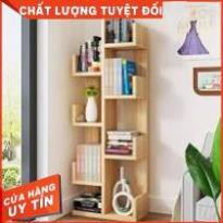 Kệ sách hình cây nhiều ngăn, kệ xương rồng gỗ công nghiệp MDF chống ẩm cao cấp