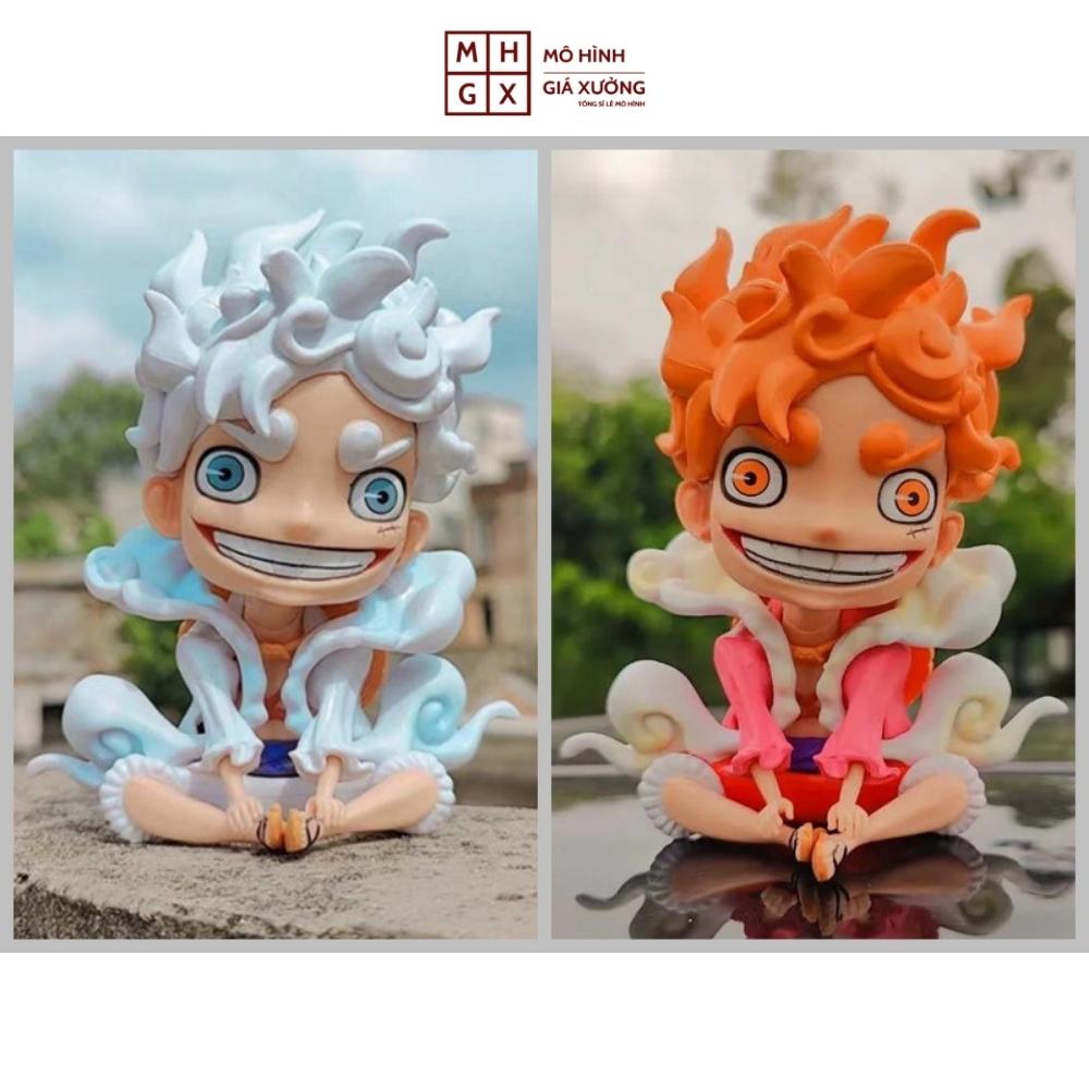 Mô hình Luffy One Piece gear 5 nika chibi màu cam cao 12.5cm - siêu dễ thương - mô hình giá xưởng