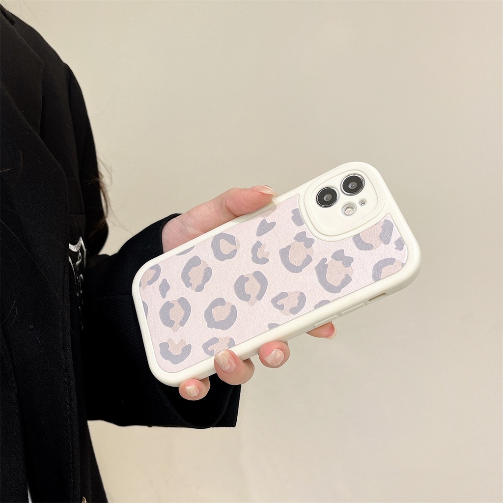 Ốp Điện Thoại Tpu Silicon Mềm In Họa Tiết Da Báo Cho iphone 11 12 13Pro Max XS Max X XS XR 7 8 Plus