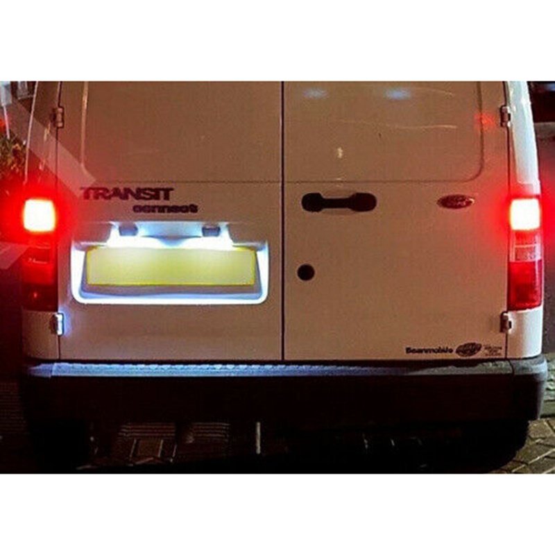 2 đèn LED chiếu sáng biển số xe cho Ford Transit Tourneo MK5 MK6 MK7 1995-14