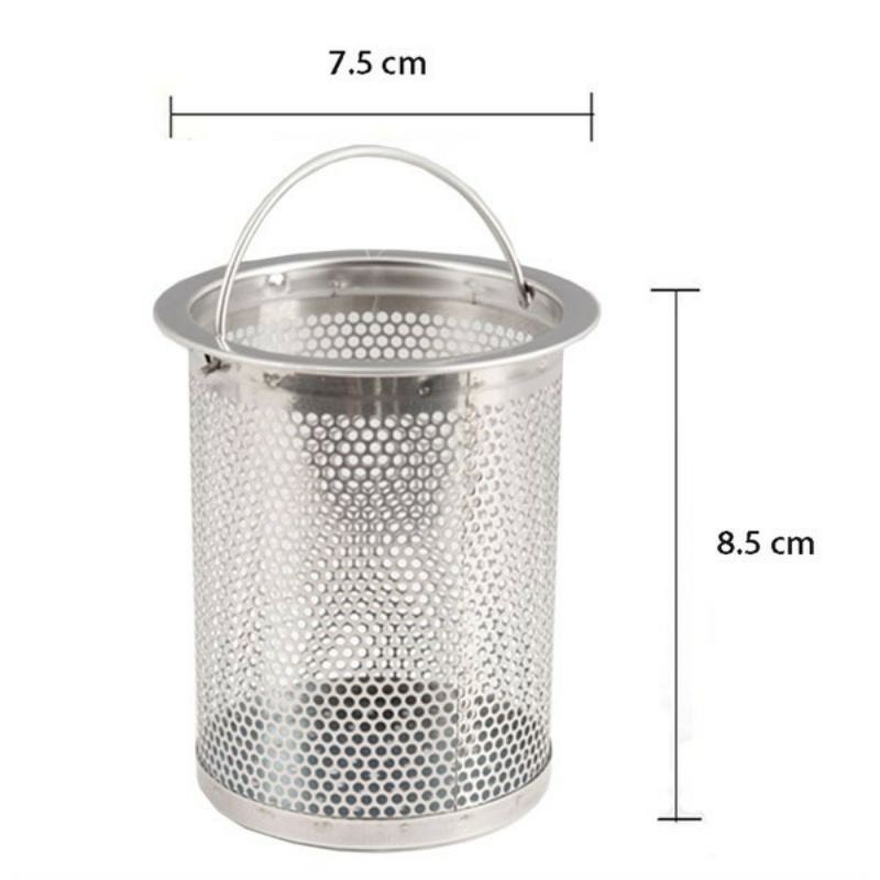 Giỏ inox lọc rác bồn rửa chén