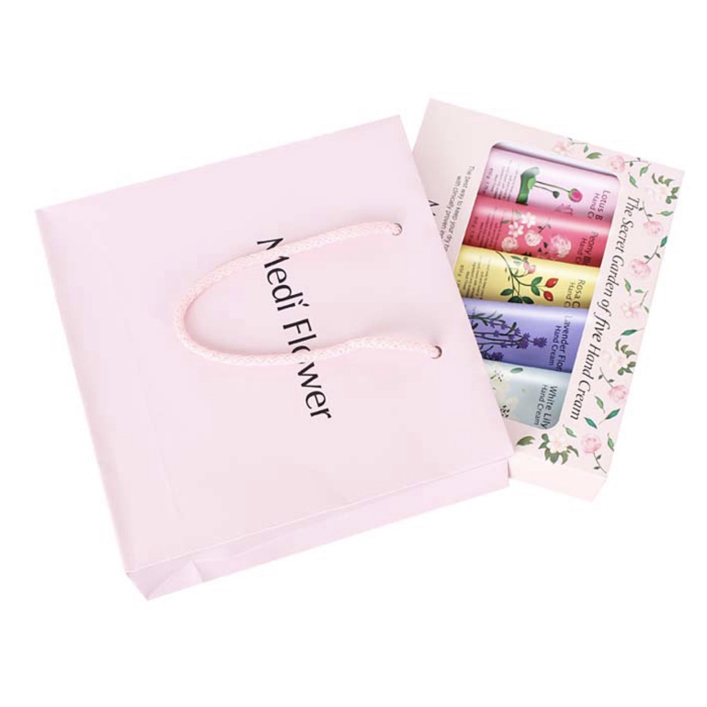 Kem bôi tay The Secret Garden 5pcs Hand Cream Set 🔸 CAO CẤP 🔸 kem dưỡng da tay giúp làm mềm ngăn ngừa tổn thương